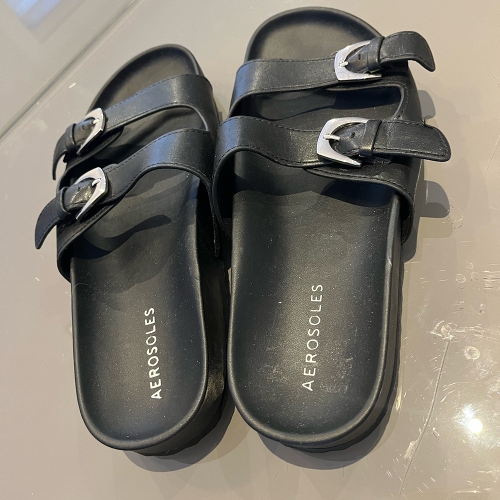 Aerosoles ladies Black Sandals